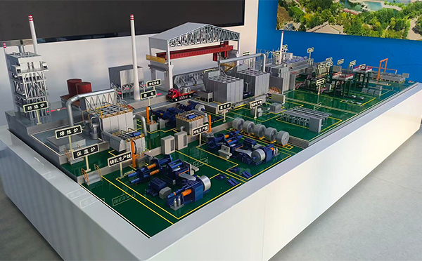 酒钢集团东铝厂-铝材生产线永昌机械模型